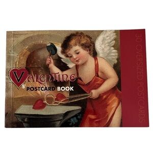 Darling & Co. Valentine Vintage Style Postcard Book | Retro Love Cards